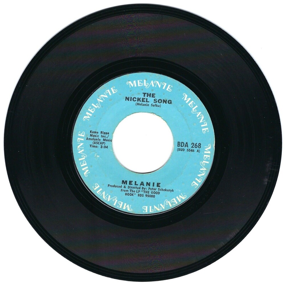 Melanie 45 RPM - The Nickel Song / What Have They Done To My Song Ma VG Rock '72